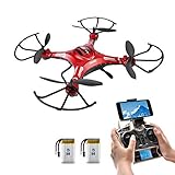 Drone with HD Camera, Potensic® F183W 4CH Six-Axis RC Quadcopter Drone 2MP Camera Helicopter FPV 2.4GHZ Phone Quadcopter with WiFi, 360 Degree Rollover