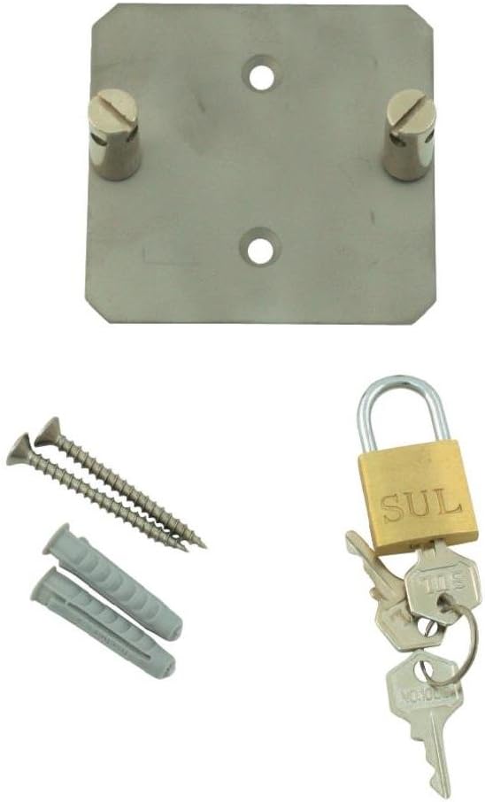 Greisinger GWH 40 K Wall Holder GWH 40 K with Anti-Theft Padlock as Suitable for EasyLog I Data Recorder