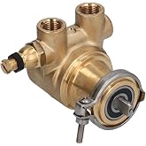 &lrm;FLUID-O-TECH 3/8" ROTOFLOW COFFEE MACHINE WATER PUMP HEAD PA204 ROTARY VANE 200 LPH Clamp Connection, for Commercial Espresso Machines
