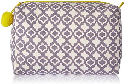Graymarket Cotton Toiletry Bags, Navy Dot