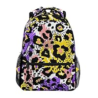 Tarity Wild Pattern School Backpack Small Travel Bag Students Bookbags Teenagers Casual Daypacks Stylish Print Durable Backpack Laptop Computer Bag For Kids Boys Girls Women