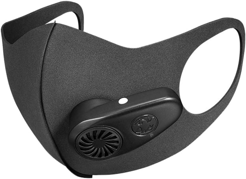 Dust Mask with Electric Respirator, PM2.5 Dustproof Safety Mask, Washable and Reusable, for Dustproof, Anti-vehicle Exhaust, Anti-pollen Allergy