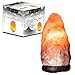 WhiteSwade Large Pink Crystal Himalayan Salt Lamp with UL CERTIFIED Dimmer Switch. Neem Wood Base and 15W Bulb, 6 ft Cord. Air Ionizer and Purifier. Perfect Gift Idea. Popular Feng Shui Decor