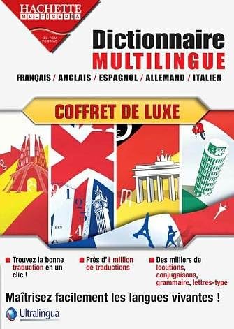 Dictionnaire Multilingue Ultralingua Francais Anglais Allemand Italien Espagnol Amazon Fr Logiciels