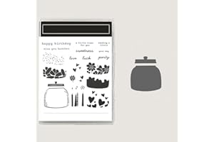 SRWVEYW 2025 Stamps and Dies,Mothers' Day Stamps for Card Making, DIY Various Festivals Album Scrapbooking Summer Birthdays Greeting Card (M2408)