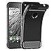 JETech Case Google Pixel, Protective Cover with Shock-Absorption and Carbon Fiber Design, Black