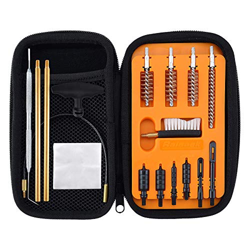 Raiseek Handgun Cleaning kit .22.357.38,9mm.45 Caliber Pistol Cleaning