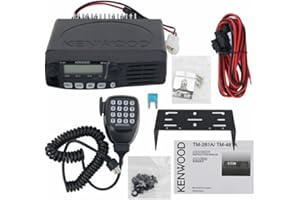 TM-281A 65W VHF Mobile Radio, 136-174MHz FM Transceiver for Car/Truck, 10-50KM Range, High Power Ham & Commercial Use, 200 Ch