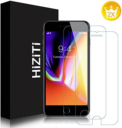 iPhone 8 Screen Protector, (2-Pack)HiZiTi Premium Tempered Glass Screen Protector for iPhone 8 and iPhone 7，4.7inch