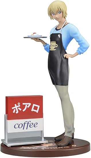 Amazon 名探偵コナン プレミアムフィギュア 安室透 喫茶ポアロver 1 5 プライズ フィギュア ドール 通販