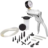 Mityvac MV8000 Automotive Tune-up and Brake Bleeder Kit, Selectline Hand Pump (MV8010), One Finger Vacuum Release, Ergonomic Design, Gearless Diaphragm Gauge, 4.5oz Fluid Reservoir, 4 Tapered Adapters