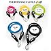 Sweet Sweat Resistance Bands with 75lbs of Total Resistance! Includes Foam Handles, Ankle Straps and Carrying Bag