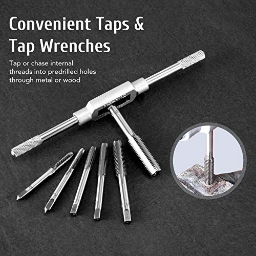 OMT Tap and Die Set Metric M3, M4, M5, M6, M7, M8, M10, M12 Tap Set