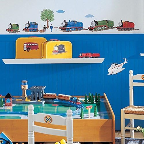 New THOMAS THE TANK ENGINE WALL DECALS Train Stickers Boys Bedroom Decorations