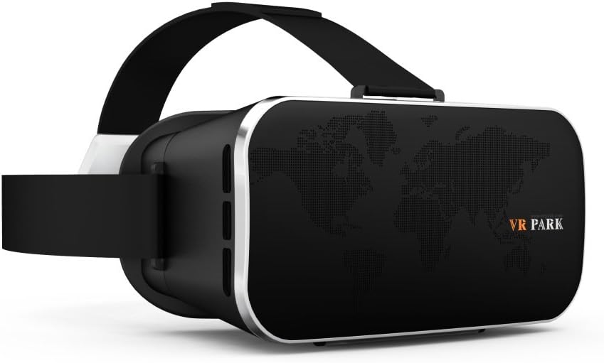 LECCER (Azaker) 3nd VR Virtual Reality Headset Virtual Video Glasses for 3D Movie/Games (Pupil/Object Distance Adjustable)For iPhone Samsung Moto LG Nexus HTC, Better than Google Cardboard
