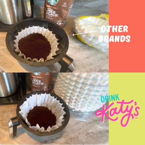 Drink Katy’s Large Coffee Filters (9.75" x 4.5") 12 Cup TallWalled