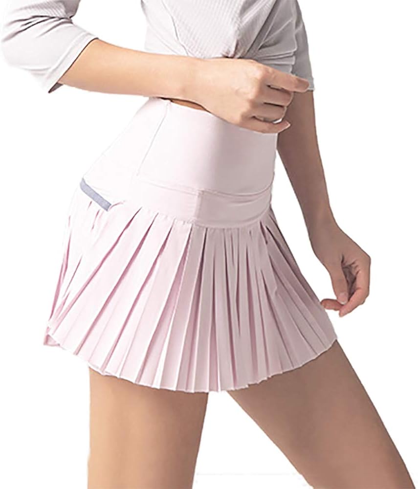Raroauf Women Tennis Skirt Pleated Golf Skirts with Pockets Workout