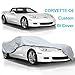 KAKIT 6 Layers C6 Car Cover for Chevy Corvette C6 2005-2013, All Weather Waterproof, Dustproof, Scratch Proof C6 Car Cover, Free Windproof Ribbon & Anti-theft Lock