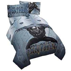 Amazon.com: Marvel Black Panther Microfiber Sheet Set ...