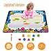 Hierceson Aqua Drawing Mat for Kids, Doodle Pad Educational Gifts Developmental Toys Coloring Water Magic Mats Scribble Board Pad Painting Markers for Baby Toddler with Pens