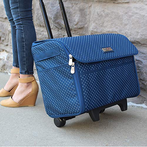 everything mary extra large rolling sewing machine case