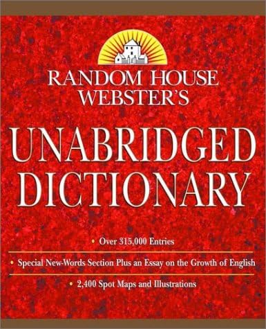 Random House Webster's Unabridged Dictionary, Second Edition 2