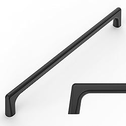 Amerdeco 10 Pack Matte Black Cabinet Pulls 7.5