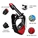 Snorkel Mask Full Face Anti-fog 180° Panoramic Diving Mask Upgraded Breath Free Snorkeling Mask