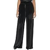 Calvin Klein Womens Wide Leg Hidden Closure Trouser Pant