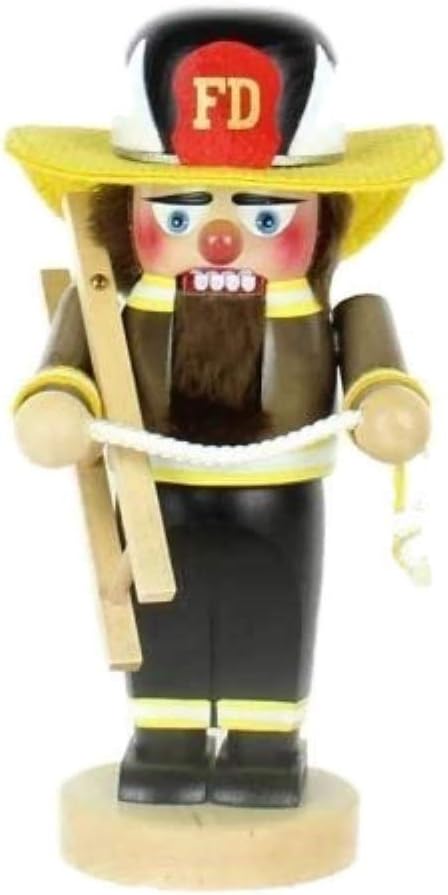 wooden fireman figures