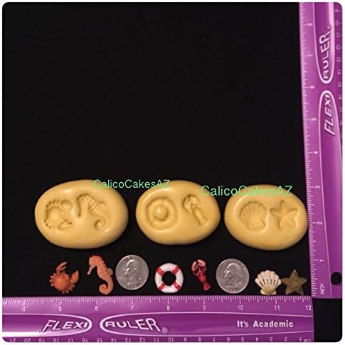 Under The Sea Fondant Mold Set Gumpaste Chocolate Candy