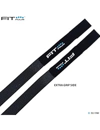 FIT Four F4S Standard Levantamiento de pesas Correa   Reversible   agarre mejorado.
