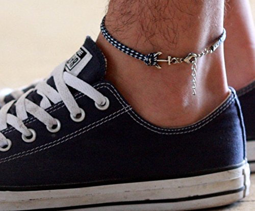 Men's Anklet - Men's Ankle bracelet - Anklet for Men - Ankle Bracelet For Men - Men's Jewelry - Men's Anchor Anklet - Jewelry For Men - Summer Jewelry - Beach Jewelry