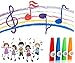 YOFOBU 48 Pack Plastic Kazoos Musical Instruments with 48pcs Kazoo Flute Diaphragms Assorted Color Party Favors Gifts Kazoo Random 8 Colors
