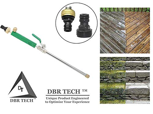 DBR Tech TM Hydro Jet High Pressure Power Washer, Pressure Washer Gun Whit Garden Hose End, Hydrojet Power Washer Nozzle