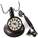 Lily's Home Old Fashioned Rotary Telephone Clock, Makes ann Excellent Accent Piece for Any Room, Black