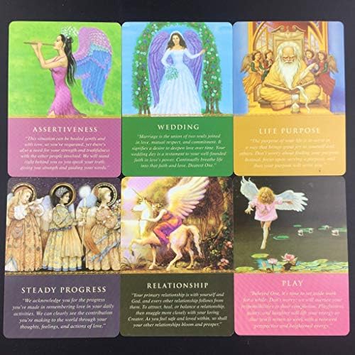 Lpwcawl Daily Guidance From Your Angels Oracle Cards Horoskop Vorhersage Tarotkarten Brettspiel Karte Fur Erwachsene Und Kinder 44 Karten Englische Version Amazon De Kuche Haushalt amazon de