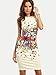 Floerns Women's Sleeveless Floral Work Party Cocktail Bodycon Dress Multicolor S