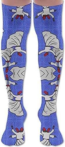 Whirling Dervish Competition Tube Thigh High Sock Socks For Women &amp; Men - Graduated Athletic Fit For Running, Nurses, Flight Travel, Skiing &amp; Maternity Pregnancy - Boost Stamina &amp; Recovery
