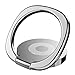 Phone Ring, Baseus Finger Ring Stand Ultra-thin Swivel Ring Buckle Phone Grip Kickstand Cell Phone Stand for Universal Smartphone iPhone X 8 Plus 7 7 Plus /6s 6 plus /Galaxy S8 plus (Silvery)