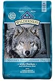 Blue Buffalo Wilderness High Protein Grain Free, Natural Adult Large Breed Healthy Weight Dry Dog Food, Chicken 24-lb