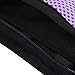 Cable Organizer Case Bag Portable Travel Computer Accessories Organizer Zipper Mesh Pouch for Laptop Mouse, Power Bank, USB, Adapter, Charger-Purple