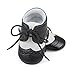 Baby Lace Up Brogue Shoes Anti Slip Soft Sole Medallion Wingtip Nubuck Crib Dress Shoe Moccasins Black Size M