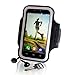 Revere Sport Cell Phone Arm Band Case for iPhone 6 / 6s / 5 - Black