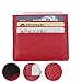 IDEAWIN Genuine Leather RFID Blocking Slim Card Wallet Card Holder