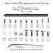 WUMINGLU Smart TV Antenna for Smart TV Indoor 2024 Newest TV Indoor Outdoor Cable Easy Setup HD Eyeglasses Repair Kit Stainless