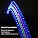 Multi Function Data Line,LED Charger Light Up Charging Cable Lighting Cable Visible Flowing Charging Cords USB 2.0 A Male to Micro B Cable Sync Data for Android Devices (purple)