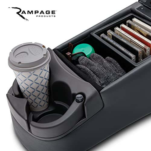 Rampage Universal Truck Bench Seat Console Charcoal Color 39223
