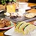 4 Pack Stainless Steel Taco Holder, STNTUS INNOVATIONS Taco Stand Up Rack, Taco Party Platters and Serving Trays, 12 to 16 Space for Hard or Soft Shells