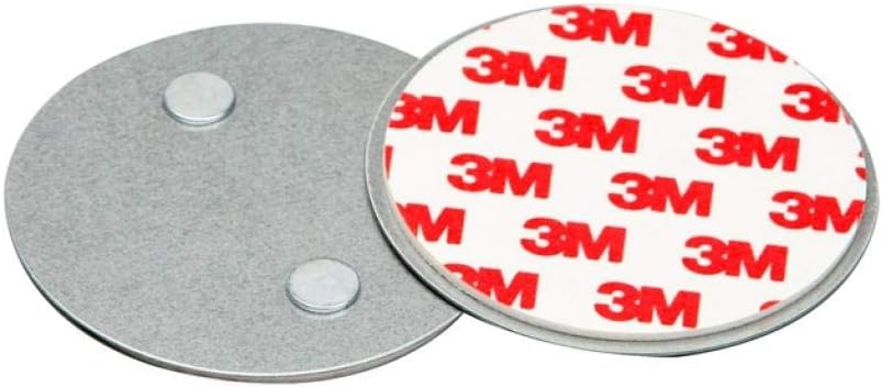 UNITEC Magnetic Holder for Smoke Detectors Fire Alarms, Smoke Alarm, Round, 70 mm Diameter, Extremely Strong Magnet